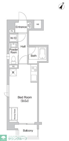 プライムアーバン三軒茶屋の物件間取画像